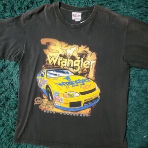 Vintage Dale Earnhardt Wrangler NASCAR Tee 90s Graphic XL